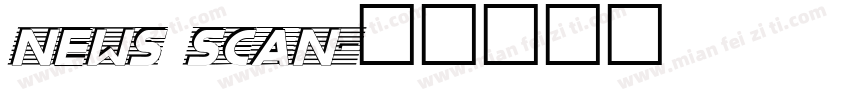 news scan字体转换